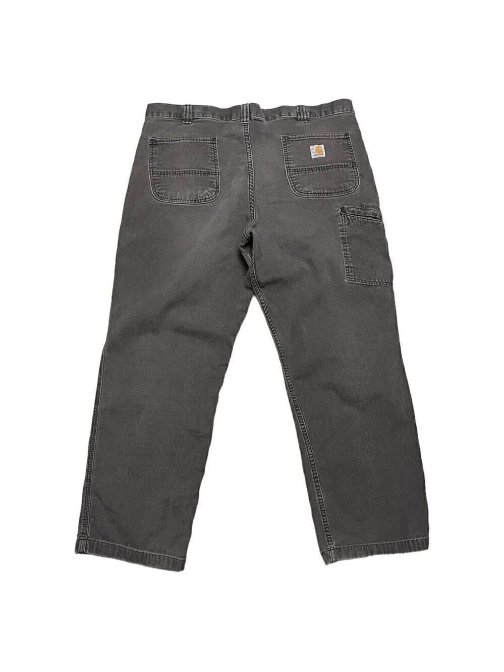 Carhartt Relaxed Fit Cargo Carpenter Designer Work Khaki Pants 38x30